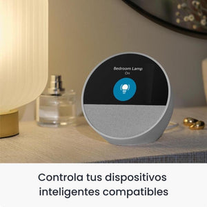 Parlante Inteligente Amazon Echo Spot con Alexa Blanco
