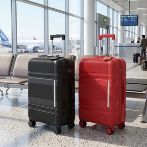 Set de 2 Maletas de Cabina 20 Pulgadas 40 L Negro + Rojo Marksman