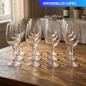 Combo 12 Copas de Vino de Cristal 520 ml Maison Verre (3 Sets de 4)
