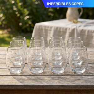 Combo 12 Copas sin Tallo 550 ml Maison Verre (3 Sets de 4)