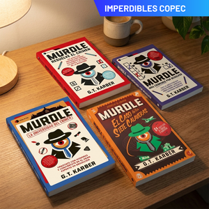 Combo 4 Libros Murdle: Resuelve el Crimen + Más Crímenes por Resolver + La Universidad del Crimen + El Caso de las Siete Calaveras