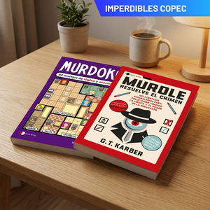 Combo 2 Libros de Acertijos: Murdoku 80 Acertijos de Lógica y Asesinatos + Murdle Resuelve el Crimen