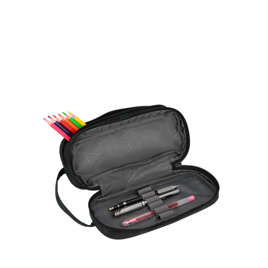 Combo 3x Lonchera Gourmet Oliva + Mochila Venice 22Lts Oliva + Estuche Eastside Verde Camo Saxoline