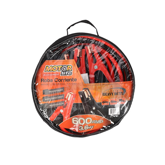 Cable Robacorriente 600A 3,6 Mt Motorlife