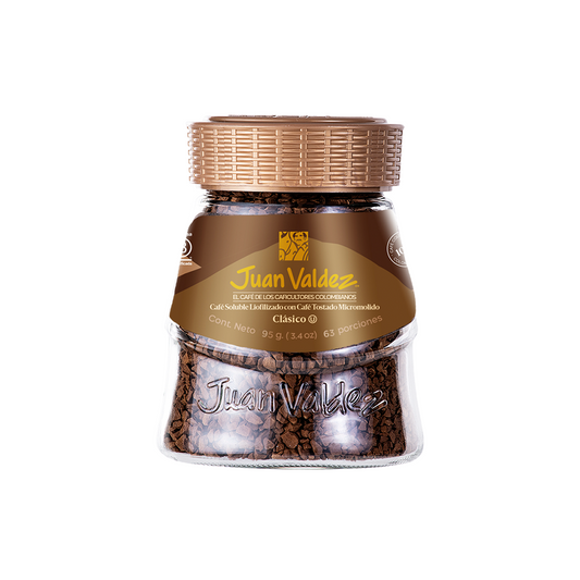 Café Soluble Liofilizado Juan Valdez Clásico 95 g