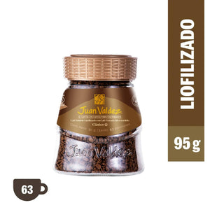 Café Soluble Liofilizado Juan Valdez Clásico 95 g