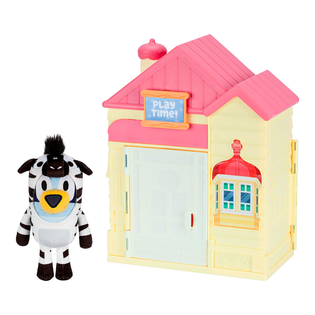 Combo 1 Peluche Bingo Bluey + 1 Baby Mickey Goodnight + 1 Casa Bluey Sorpresa