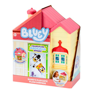 Combo 1 Peluche Bingo Bluey + 1 Baby Mickey Goodnight + 1 Casa Bluey Sorpresa