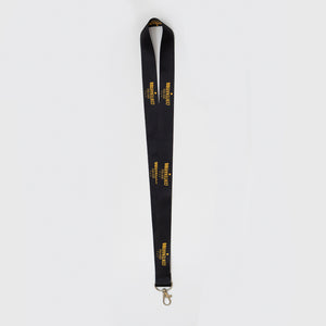 Lanyard Centenario Negro Logo Letra