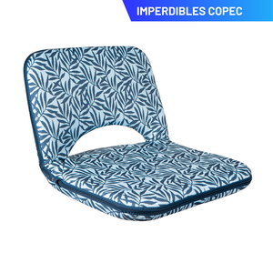 Silla Reclinable Celeste Hojas