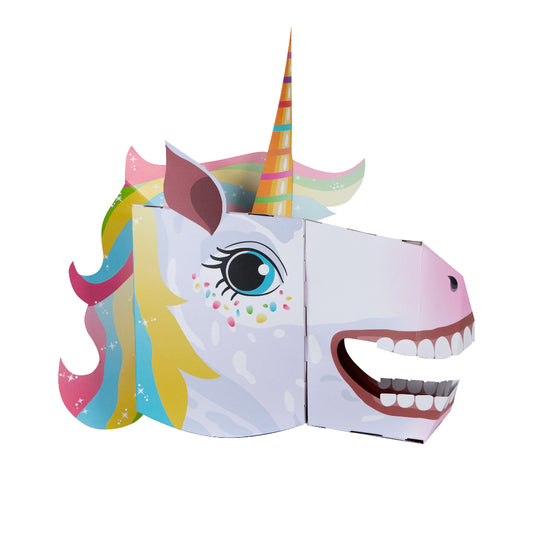 Máscara 3D Unicornio Para Armar