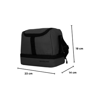 Lonchera Cooler y Térmica 8L Saxoline Longboard Negra