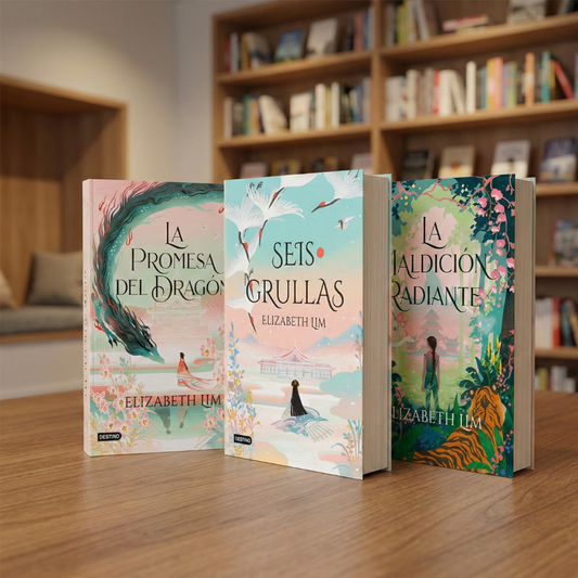 Combo Libros Elizabeth Lim. Seis Grullas+ La Promesa Del Dragón + La Maldición Radiante