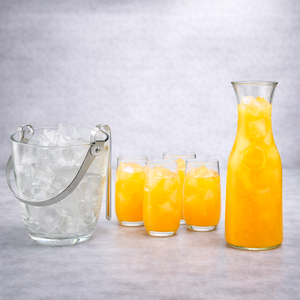 Combo Hielera Napoles + Decantador Libbey 1 L + 4 Vasos Alto Hausmann 500 ml