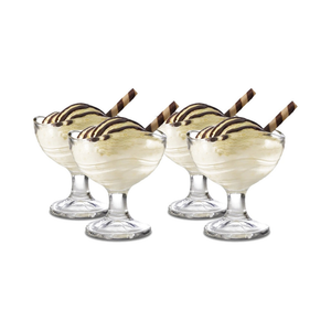 Set de 4 Copas de Postre Florencia — las 4 copas del set