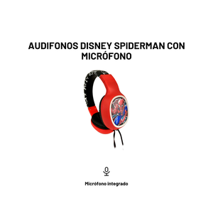 Audifonos Disney Spiderman Con Micrófono