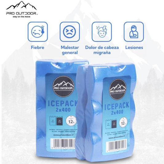 Icepack Duro 2x400 Gramos Pro Outdoor