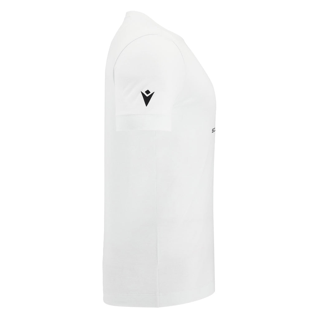 Polera Blanca Cuello Redondo Lamborghini Hombre M24