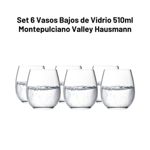 Set de 6 Vasos Bajos 510ml Montepulciano Valley Hausmann