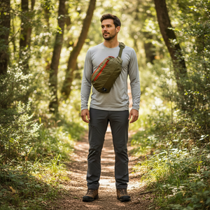 Bandolera Mochila Cruzada 8.5L Sling Khaki Llaima