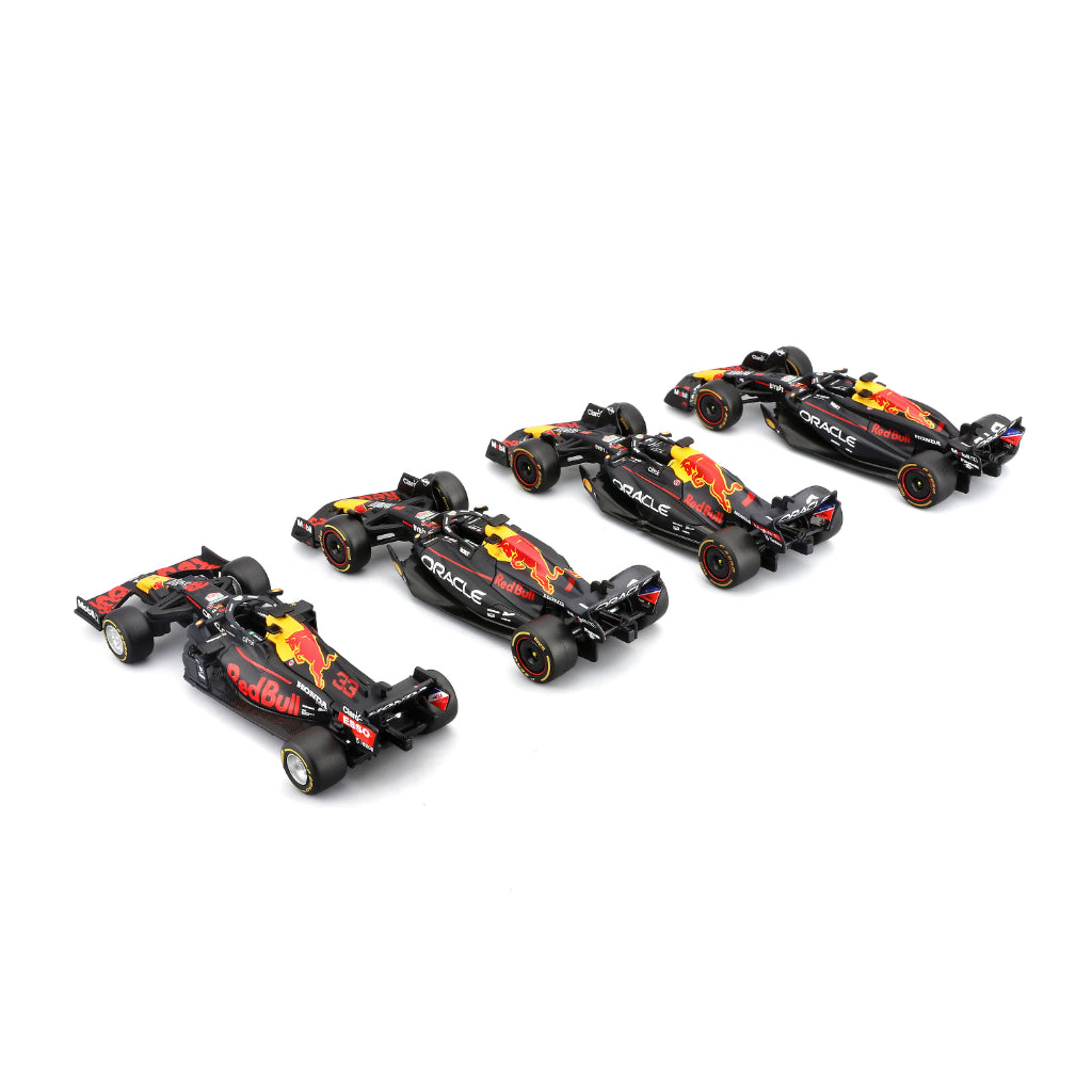 Pack 4 Auto M4X Campeón Red Bull Racing 1:43 Verstappen