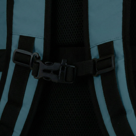 Combo Mochilas de Viaje Viral XL 40L Llaima Color Negro y Azul