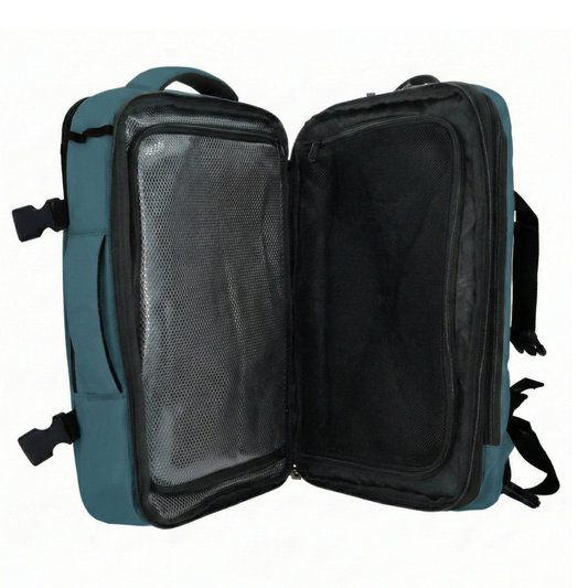 Mochila Llaima Travel Resistente al Agua Azul 40Lts BTS26