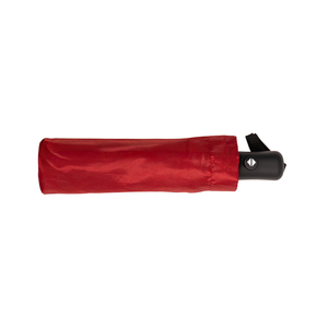 Combo Bandolera Camel Gout y Paraguas Retráctil Burdeo