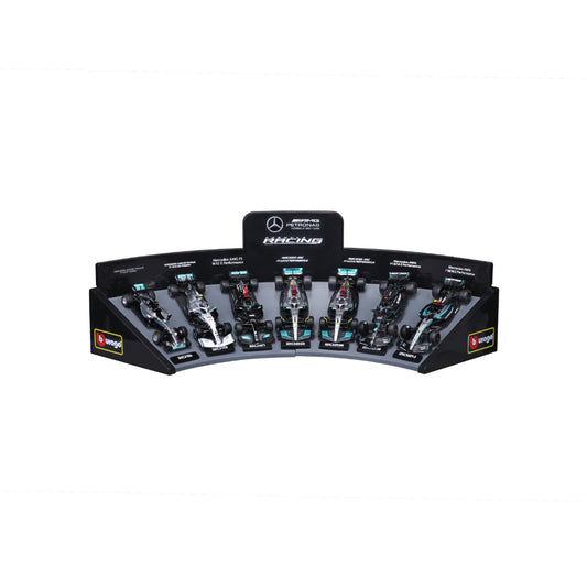 AUTO 1:43 Mecedes-Amg Race Formula 1 Pack 7 Autos