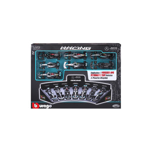 AUTO 1:43 Mecedes-Amg Race Formula 1 Pack 7 Autos
