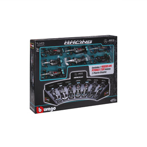 AUTO 1:43 Mecedes-Amg Race Formula 1 Pack 7 Autos