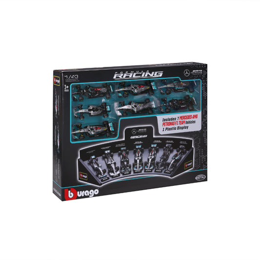 AUTO 1:43 Mecedes-Amg Race Formula 1 Pack 7 Autos