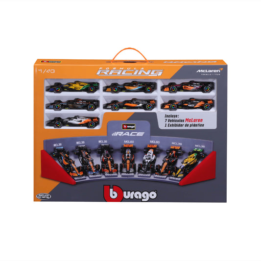 AUTO 1:43 Maclaren Race Formula 1 Pack 7 Autos