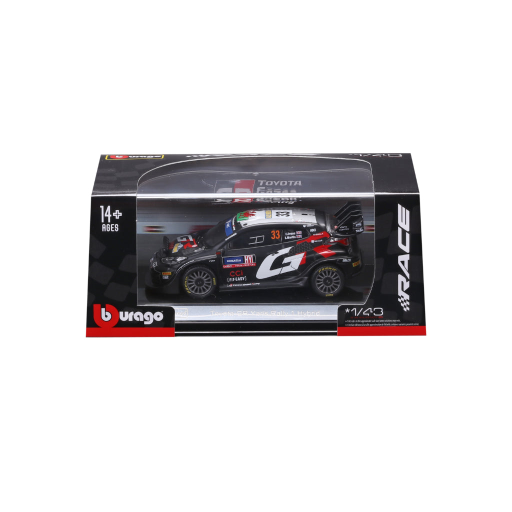 TOYOTA GR YARIS Rally1 ＃18 2024（1／43） Auto a Escala 1:43 Toyota GR Yaris Rally 2024 | Tienda Copec