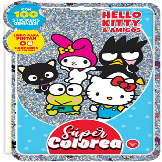 Super Colorea Hello Kitty & Friends