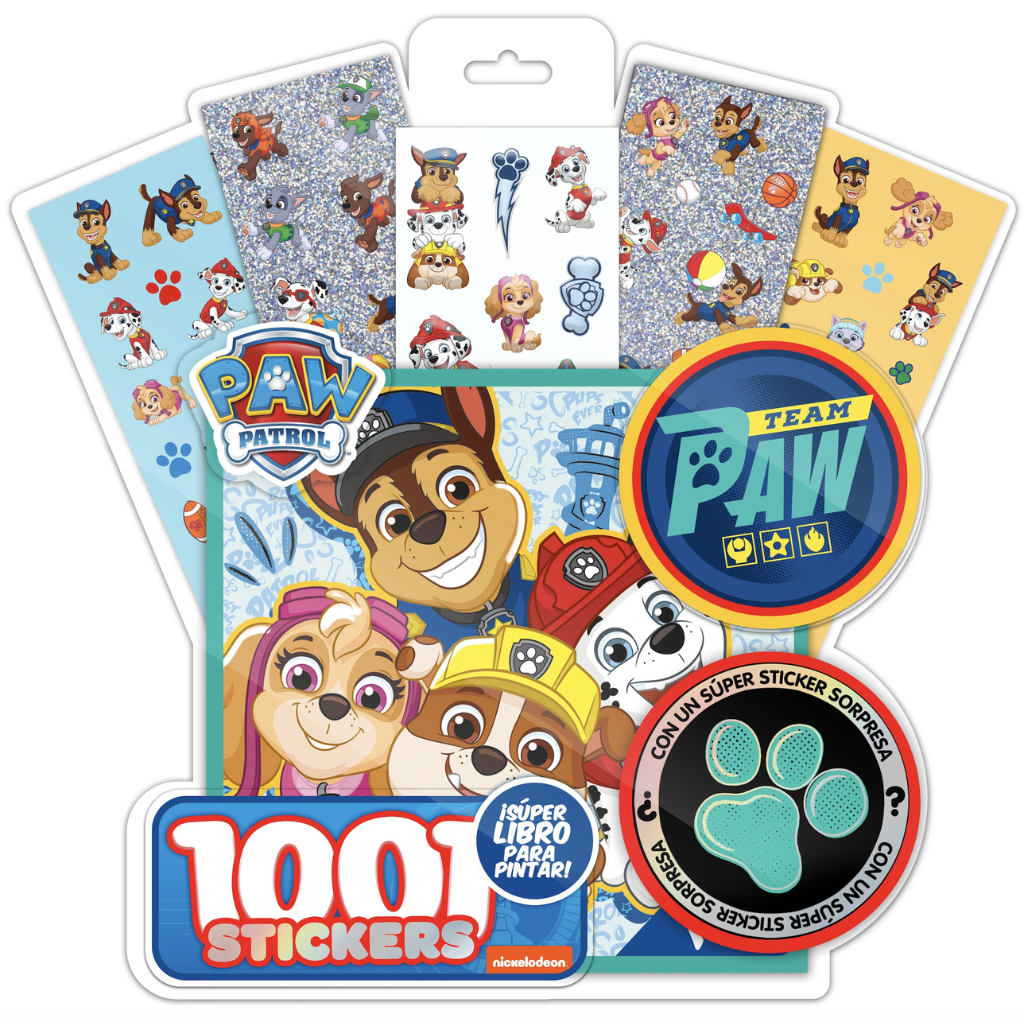 Blister 1001 Stickers Paw Patrol