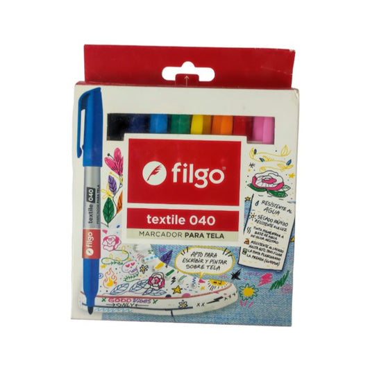 Marcador Para Tela Textile 040 Estuche 10 Surtido
