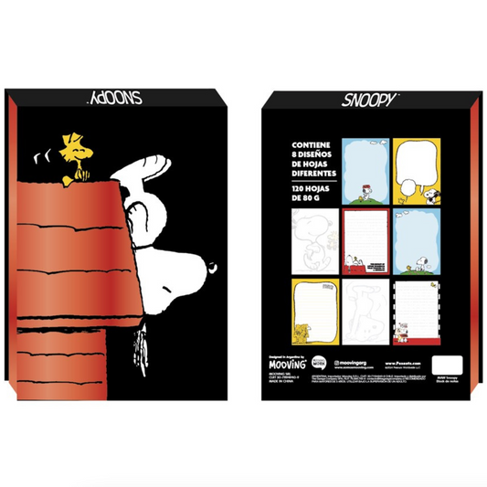 Maw Snoopy Block De Notas Snoopy