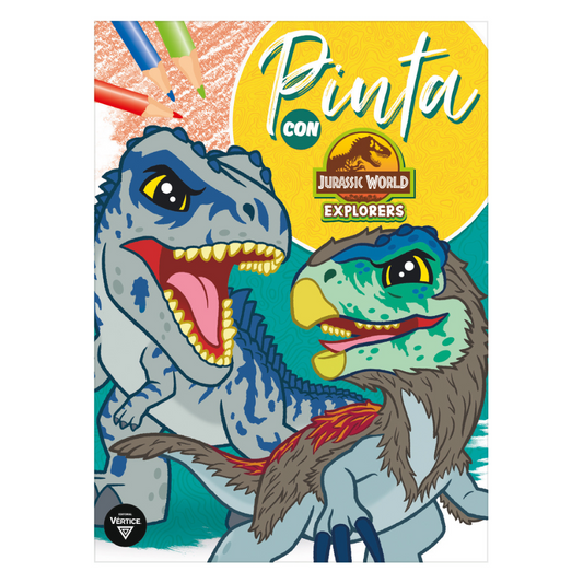 Libro Para Pintar 32Pag Jurassic