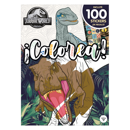 Libro Pintar 16Pag + Stickers Jurassic