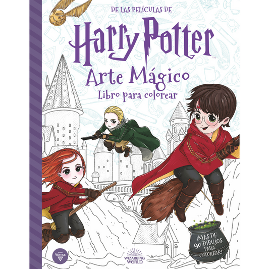 Harry Potter Arte Magico Para Colorear