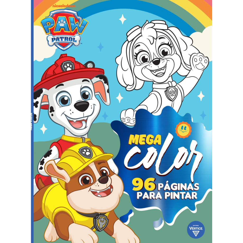 Libro Para Pintar 96Pag Paw Patrol