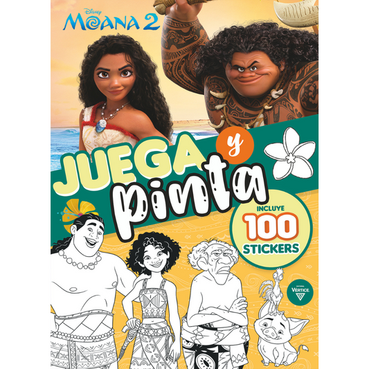 Libro De Actividades Moana 2 100 Stickers