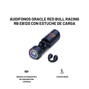 Audifonos Oracle Red Bull Racing RB EB120 Con Estuche De Carga