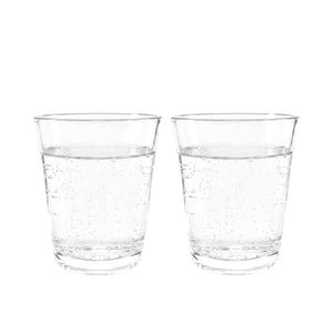 Set de 2 Vasos Premium de Acrílicos para Agua 400ml.