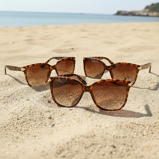 3x $23.990 - Combo 3 Lentes de Sol Bamberg Color Café