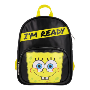 Mini Mochila Bob Esponja Negra