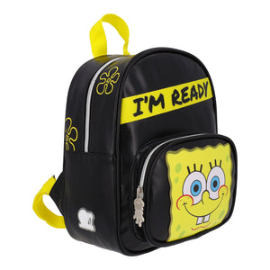 Mini Mochila Bob Esponja Negra