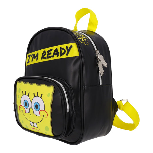 Mini Mochila Bob Esponja Negra