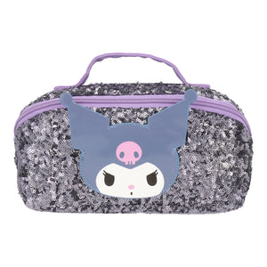 Cosmetiquero Kuromi & My Melody Lentejuelas Negro